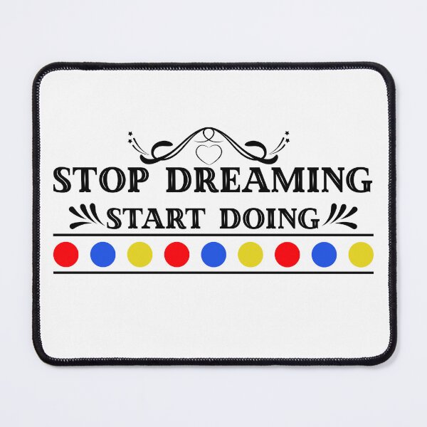 Item preview, Stop Dreaming Start Doing Right, Motivational Quote Point Sticker designed and sold by podekom.