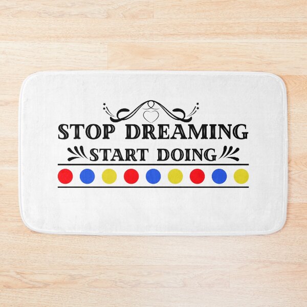 Item preview, Stop Dreaming Start Doing Right, Motivational Quote Point Sticker designed and sold by podekom.