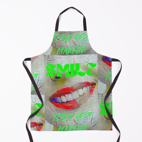 Item preview, Smile is the best make up with green wording shown teeth designed and sold by Bekindtome.