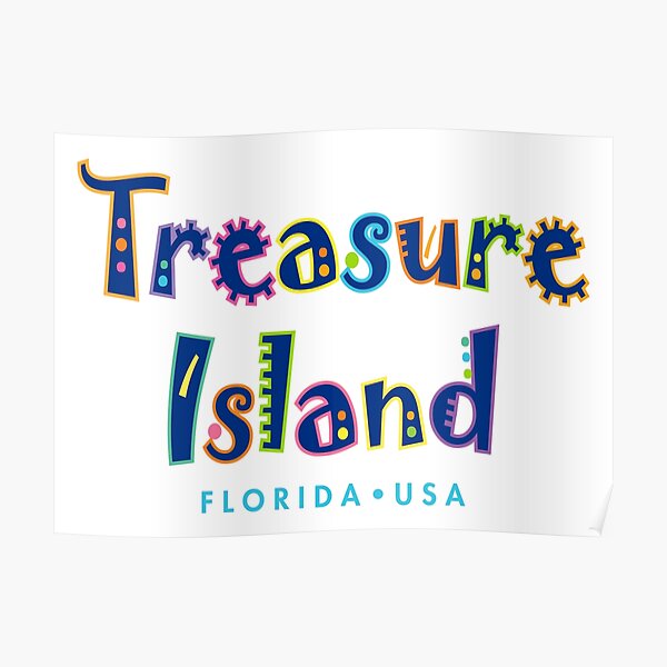 "Treasure Island FL Beach Gear" Poster for Sale by Futurebeachbum