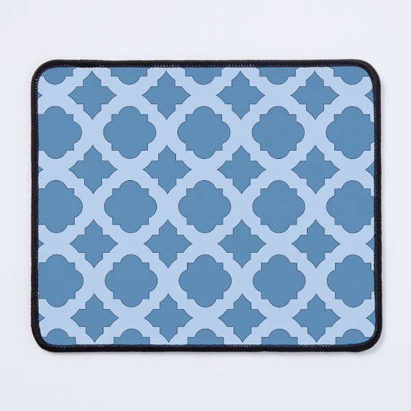 Item preview, Moroccan Tile Pattern - Bordered Teal designed and sold by kernowerno.