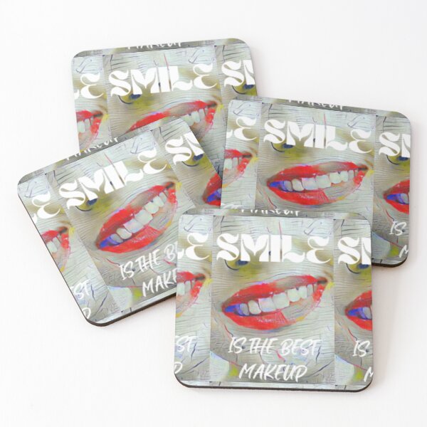Item preview, Smile is the best make up with white wording shown teeth designed and sold by Bekindtome.