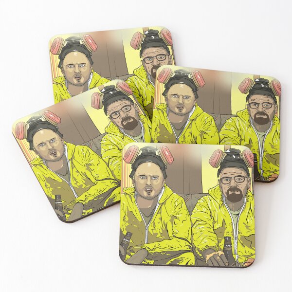 Item preview, Walter White and Jesse Pinkman - Breaking Bad designed and sold by blacksnowcomics.
