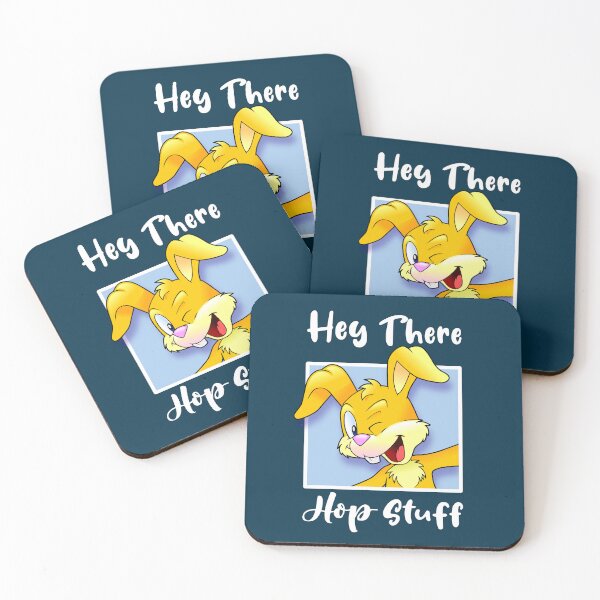 Item preview, HEY THERE HOP STUFF FUNNY EASTER BUNNY designed and sold by OverbeeDesigns.
