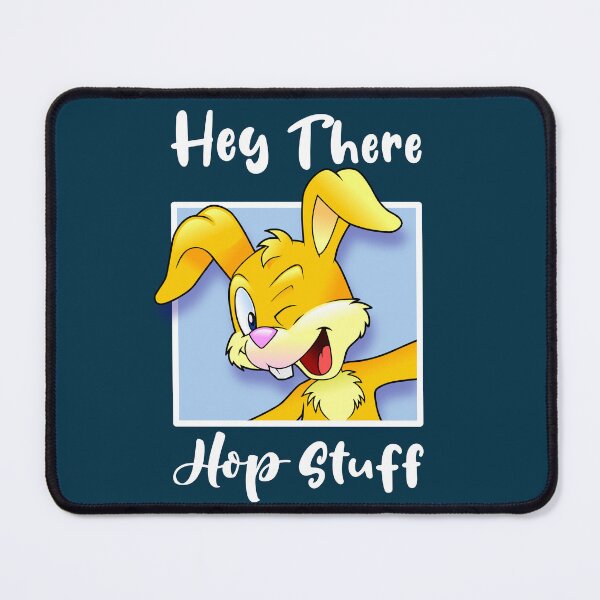 Item preview, HEY THERE HOP STUFF FUNNY EASTER BUNNY designed and sold by OverbeeDesigns.