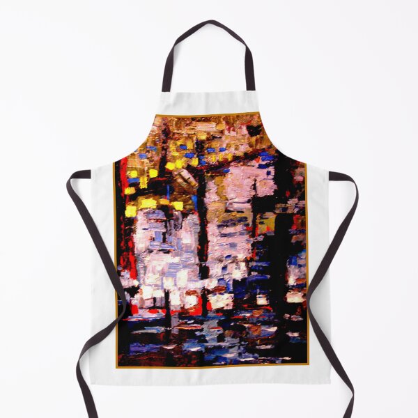 Item preview, Oil Abstract: "Strange Lights in the Swamp" designed and sold by artistoutfitter.