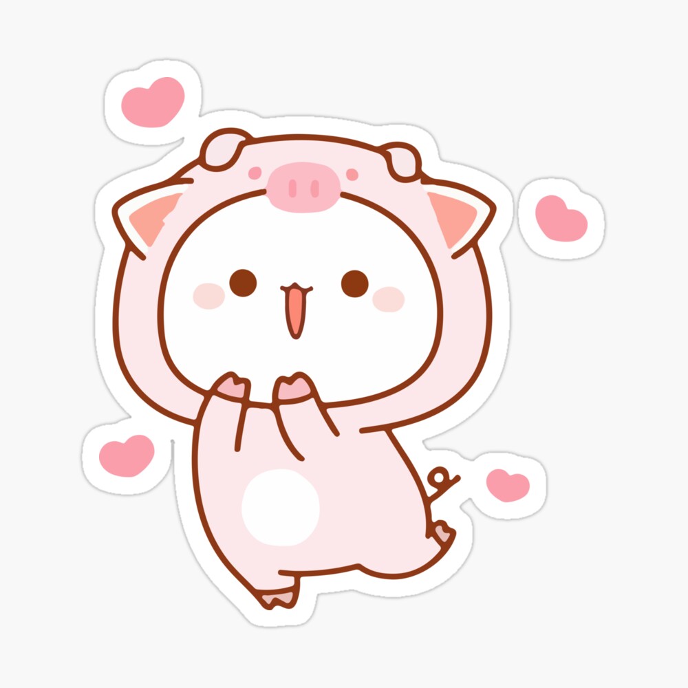 Cách vẽ tô màu ảnh hoạt hình con heo lợn mập chibi cute dễ thương    Mầm Non Nam Hưng