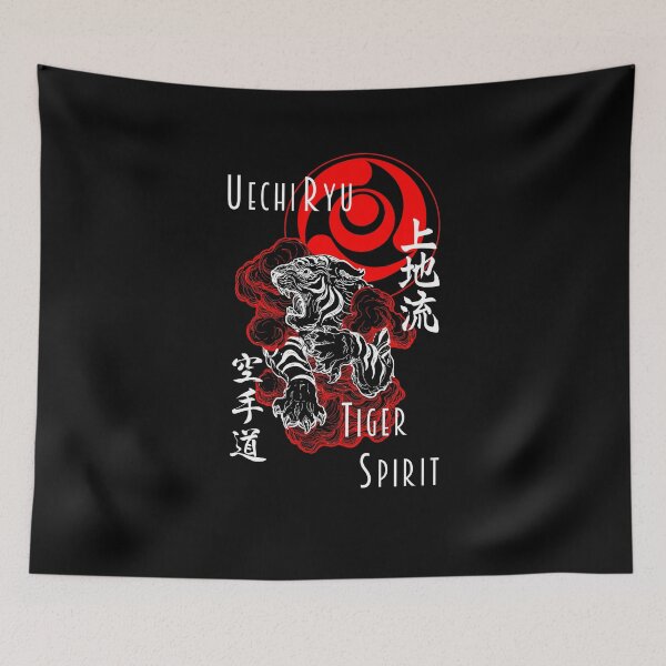 Item preview, Uechi Ryu Karate Do Tiger Spirit Martial Arts Budo Design designed and sold by Zanshin-Art.