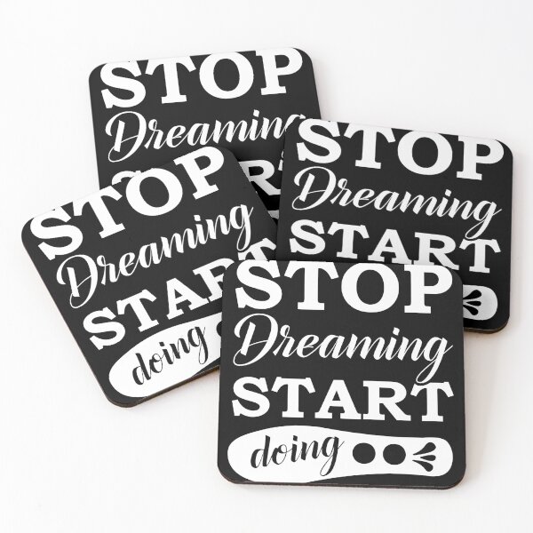 Item preview, Stop Dreaming Start Doing , Motivational Quote  designed and sold by podekom.
