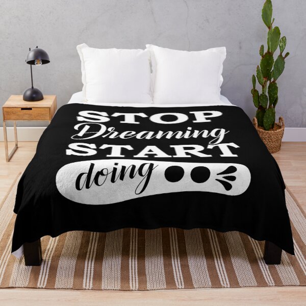 Item preview, Stop Dreaming Start Doing , Motivational Quote  designed and sold by podekom.