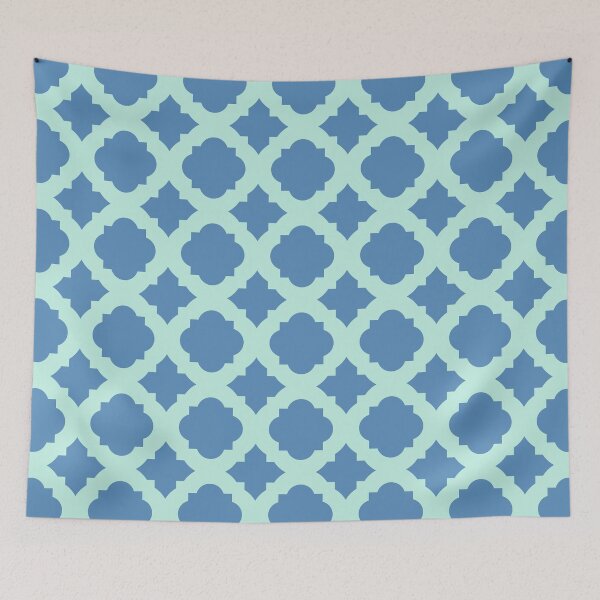 Item preview, Moroccan Tile Pattern - Teal designed and sold by kernowerno.