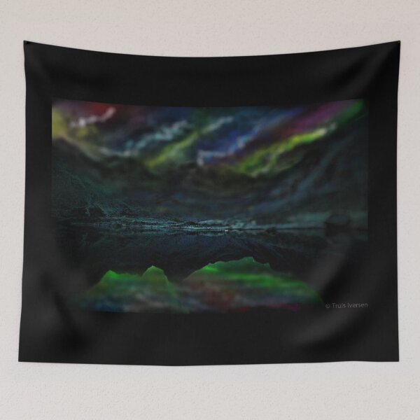 Item preview, HAND PAINTED AURORA BOREALIS designed and sold by THE AMERICAN TEEVANGELIST.
