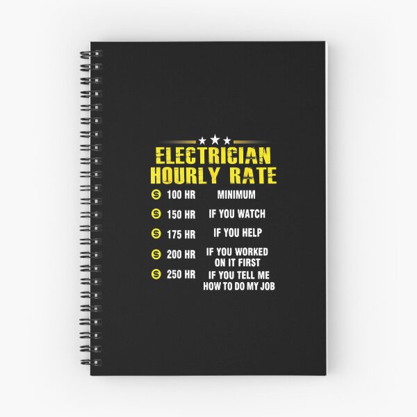 Item preview, Electrician hourly Rate - for Electricity lovers designed and sold by TeesLina.