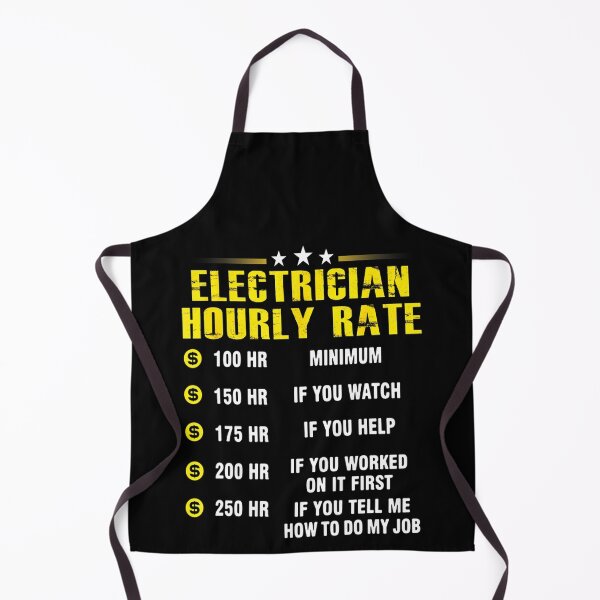 Item preview, Electrician hourly Rate - for Electricity lovers designed and sold by TeesLina.
