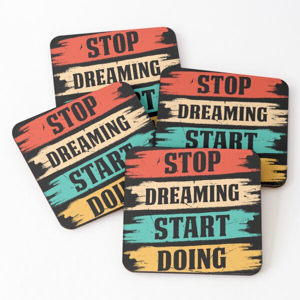 Item preview, Stop Dreaming Start Doing Success, Motivational Quote  designed and sold by podekom.
