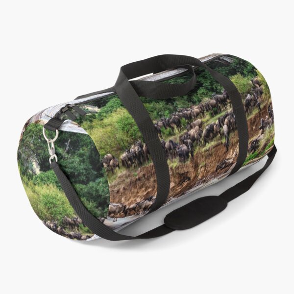 Item preview, Wildebeest Into the River designed and sold by Kay Brewer.