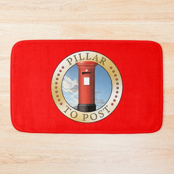 Item preview, Pillar To Post - Circular - Mostly On Red designed and sold by sleepingdogprod.