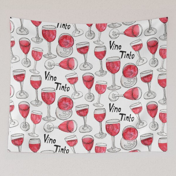 Item preview, Red Wine - Vino Tinto designed and sold by TinCanGarden.