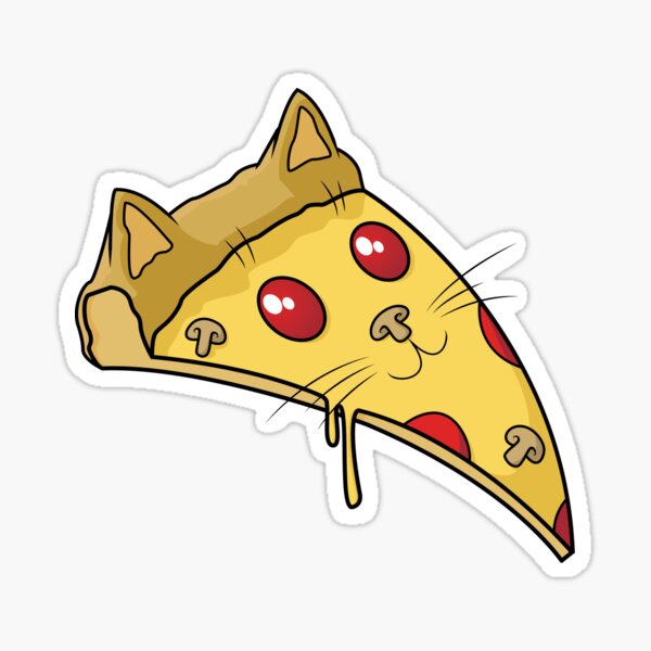 Pizza Cat Sticker