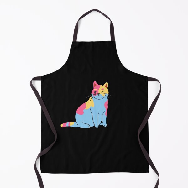 Item preview, Subtle Pan Pride Flag, Discreet Pansexual Pride, Cute LGBT Cat designed and sold by SweetestPrints.