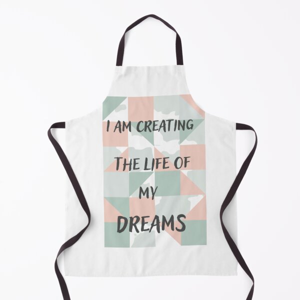 Item preview, I am creating the life of my dreams, inspirational life quote (color palate, color palette) designed and sold by Sanaura.