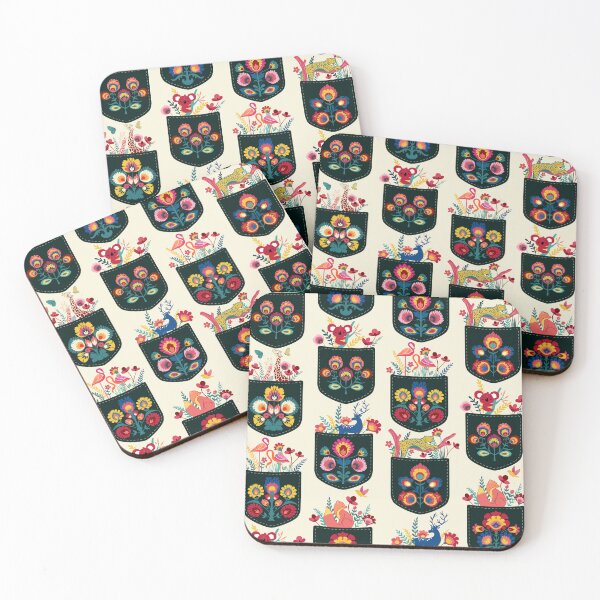 Item preview, Colourful Pocket Animals designed and sold by Unalomedesigns.