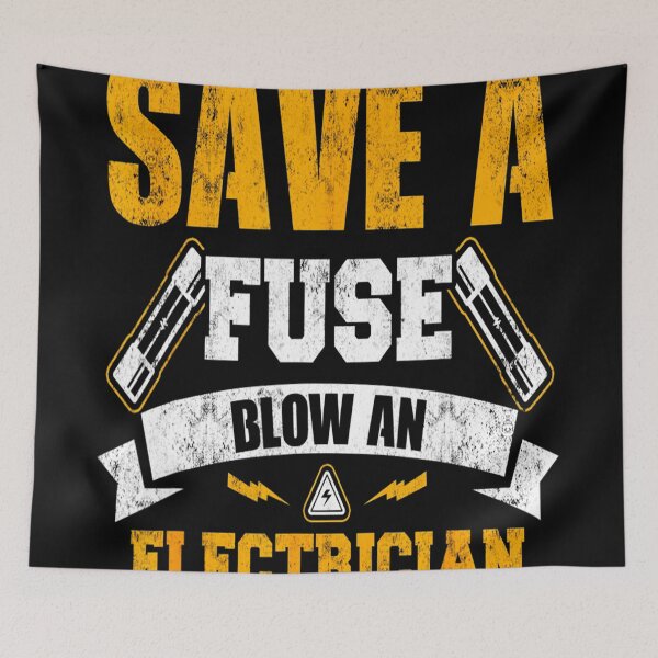 Item preview, save a fuse blow an Electrician - for Electricity lovers designed and sold by TeesLina.