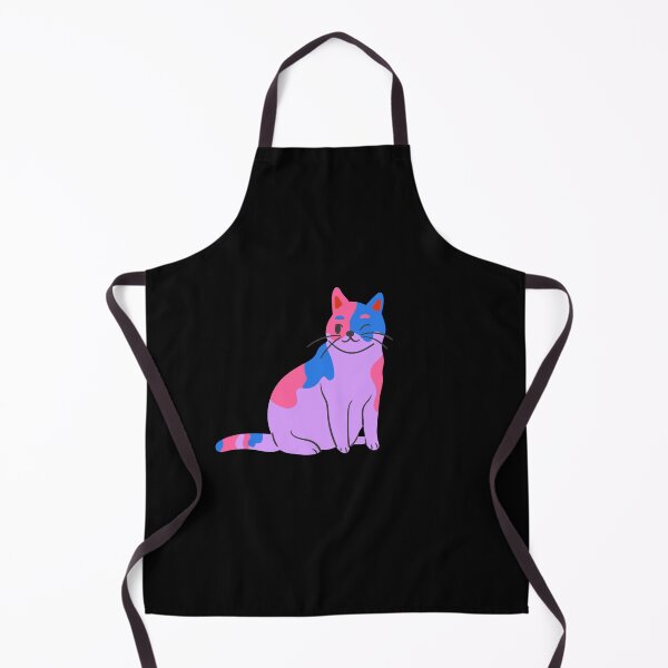 Item preview, Subtle Bi Pride Flag, Discreet Bisexual Pride, Cute LGBT Cat designed and sold by SweetestPrints.