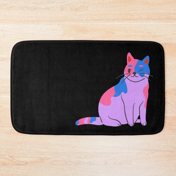Item preview, Subtle Bi Pride Flag, Discreet Bisexual Pride, Cute LGBT Cat designed and sold by SweetestPrints.