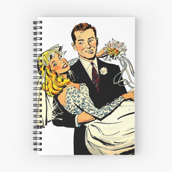 Item preview, Bringing Her Home - 1950s Wedding Couple designed and sold by paljoeyprints.