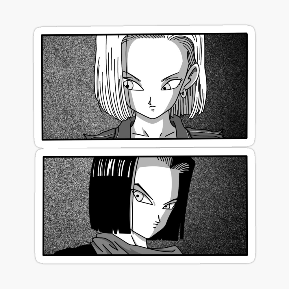 Dragon Ball Poster Android 17 with Logo 12in x 18in Free Shipping