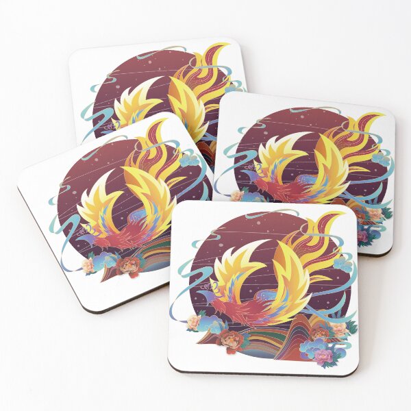 Item preview, Chinese phenix flying down, above the mountains designed and sold by xdashu.