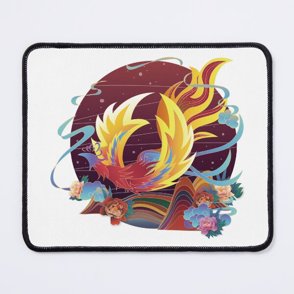 Item preview, Chinese phenix flying down, above the mountains designed and sold by xdashu.