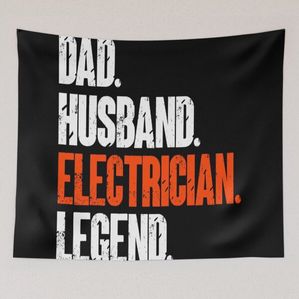 Item preview, Dad . Husband . Electrician . Legend- for Electricity lovers designed and sold by TeesLina.