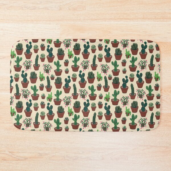 Item preview, Gouache Cacti Pattern designed and sold by paintedpansy.