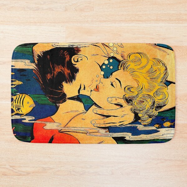 Item preview, Underwater Lovers - Romance Romantic Lovers Retro Beach  designed and sold by paljoeyprints.