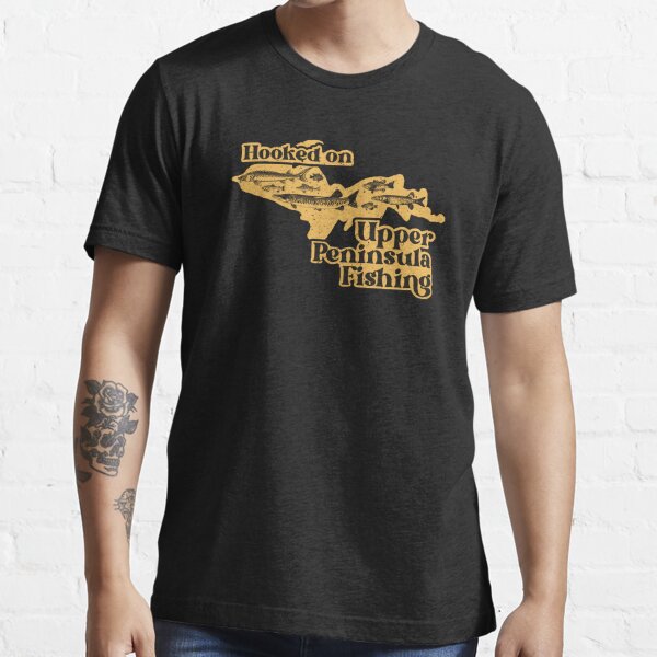 Hooked on Idaho Fishing - Vintage ID Outdoor design for angler or  lakehouse Essential T-Shirt for Sale by AaronsArtCloset