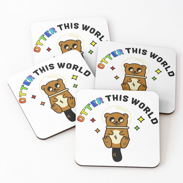 Item preview, Otter This World Rainbow designed and sold by Stepadoda.