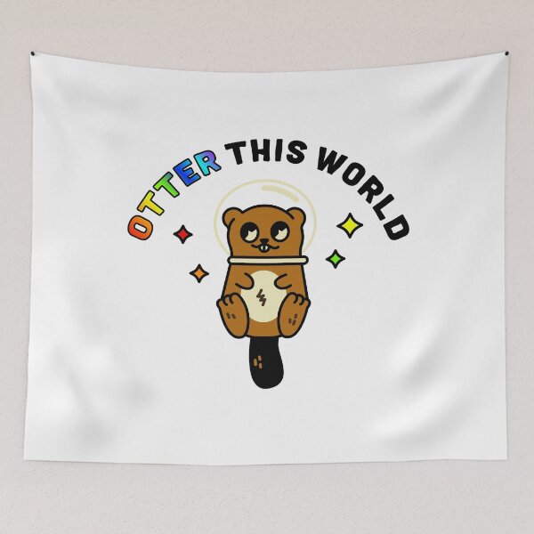 Item preview, Otter This World Rainbow designed and sold by Stepadoda.