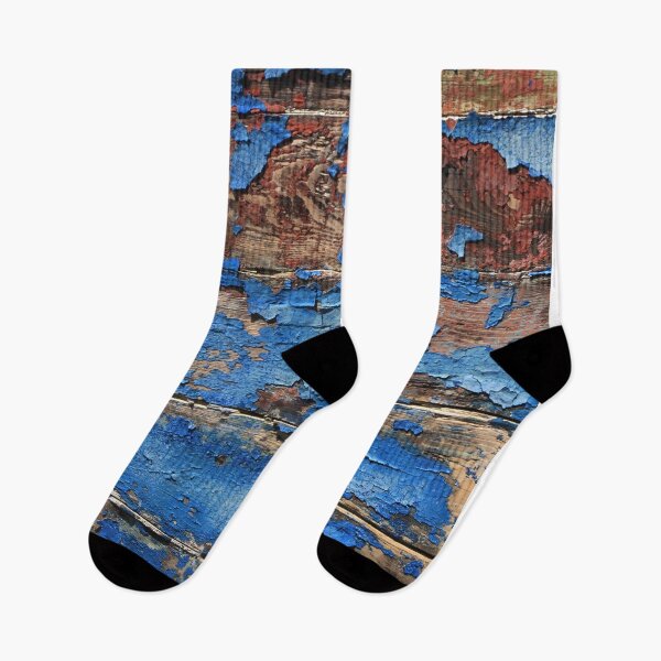 Item preview, Wood Grain With Blue Paint Distressed designed and sold by Hvll1116.