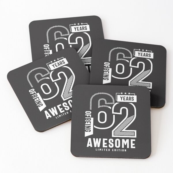 Item preview, 62 Years Of Being Awesome - 62nd Birthday designed and sold by cidolopez.