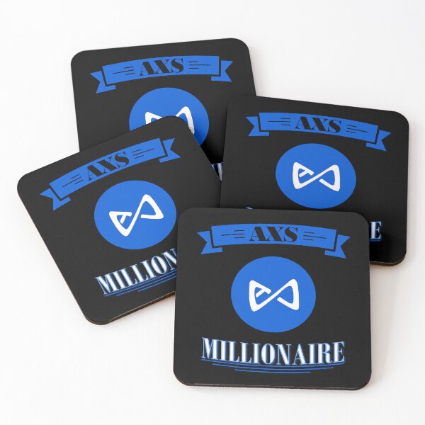 Item preview, AXS Millionaire - Axie Infinity Funny Cryptocurrency Design designed and sold by TeeTimeShirts.