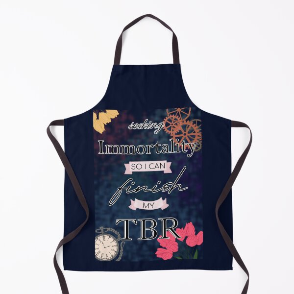 Item preview, Seeking Immortality so I can Finish my TBR in blue designed and sold by Mags' Art Corner.
