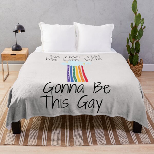 Item preview,    No One Told Me Life Was Gonna Be This Gay funny Gay Lesbian Trans Bisexual - Gay Pride designed and sold by unique things.