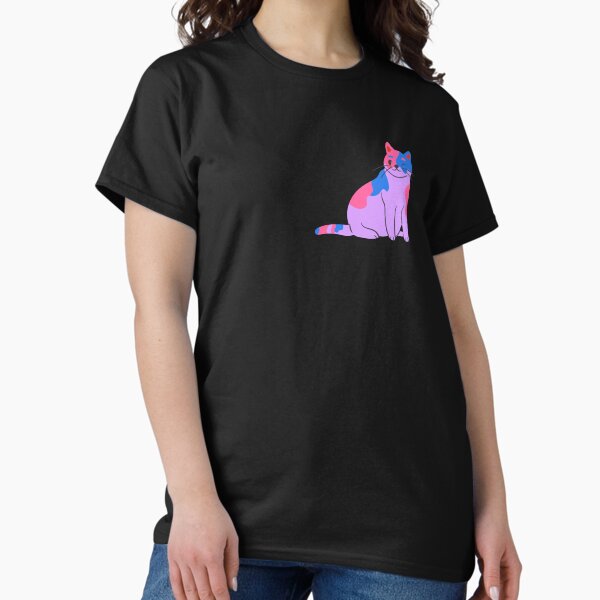 Item preview, Subtle Bi Pride Flag, Discreet Bisexual Pride, Cute LGBT Cat designed and sold by SweetestPrints.