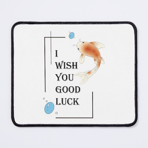 Item preview, I wish you good luck in the borders of carp and bubbles designed and sold by xdashu.