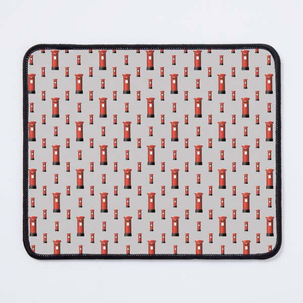 Item preview, British Postal Pillar Box - Red Pattern designed and sold by sleepingdogprod.