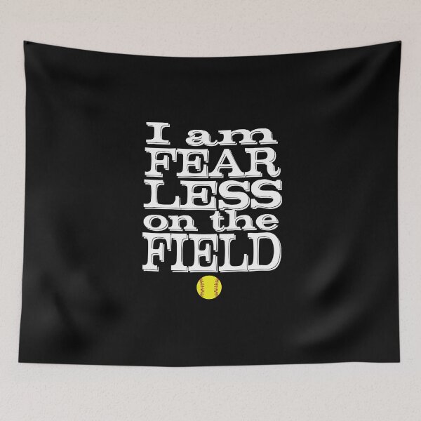 Item preview, softball, fearless on the field-softball designed and sold by SleeplessLady.