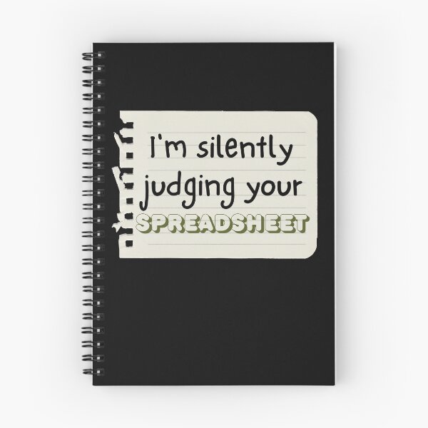 Item preview,  I'm silently judging your spreadsheet Sticker designed and sold by sofiazazi.