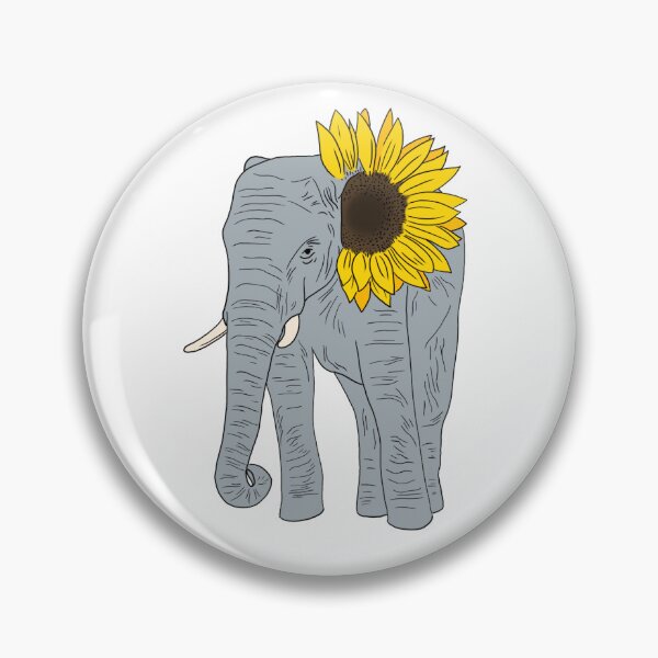 Item preview, Coloured Sunflower Elephants designed and sold by melschulze.